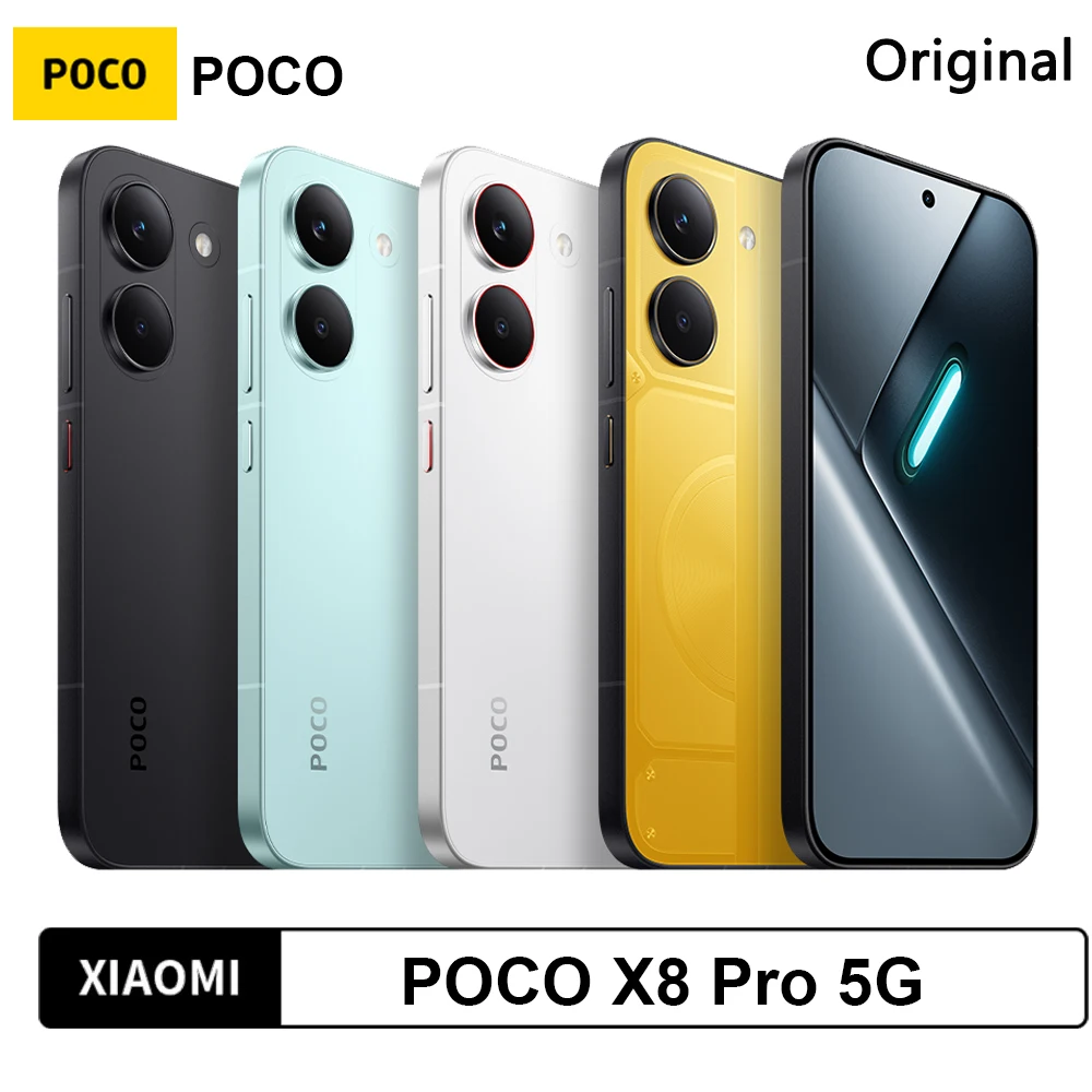 POCO X8 Pro Versión Global, Batería Súper de 6500 mAh, Pantalla AMOLED de 6.59 Pulgadas y 120 Hz, Cámara de 50 MP, NFC, Dimensity 8500-Ultra, Teléfono Inteligente Android 14