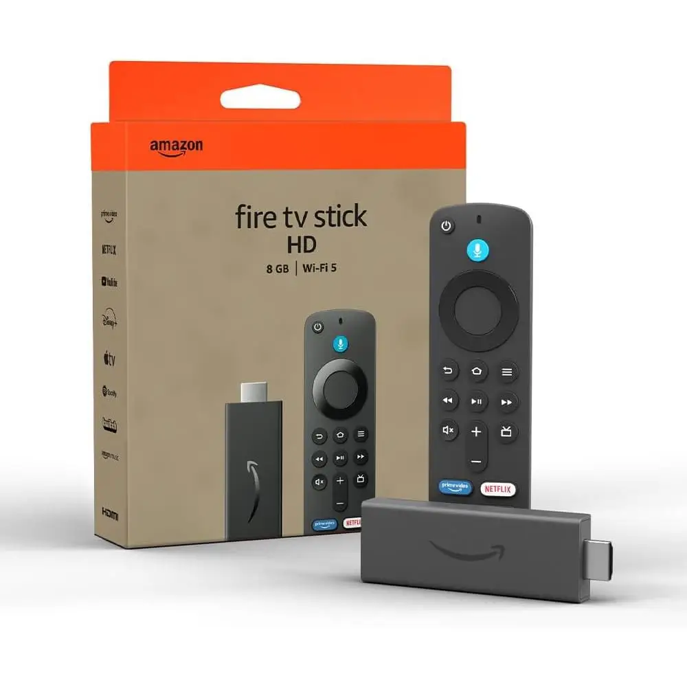 Amazon Fire TV Stick HD – Streaming en Full HD con Dolby Vision, HDR10+, Dolby Atmos, Wi-Fi 6, Control por Voz Alexa y Mando Incluido FireOS