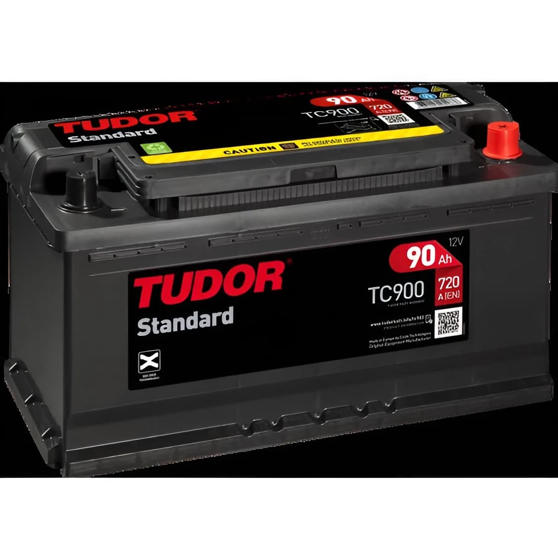 Tudor TC900 Batería de Coche 90Ah 720A Gama Standard - Alto Rendimiento