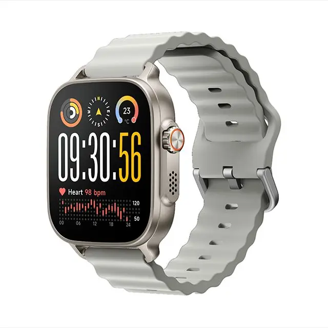 Smartwatch - Reloj inteligente realme Watch 5, Versión Global, Gran Pantalla AMOLED de 1.97", 16 días Vida de la Batería muy Larga, IP68, 108 modos de deporte y de monitorización de salud, Brújula y GPS independiente con 5 GNSS
