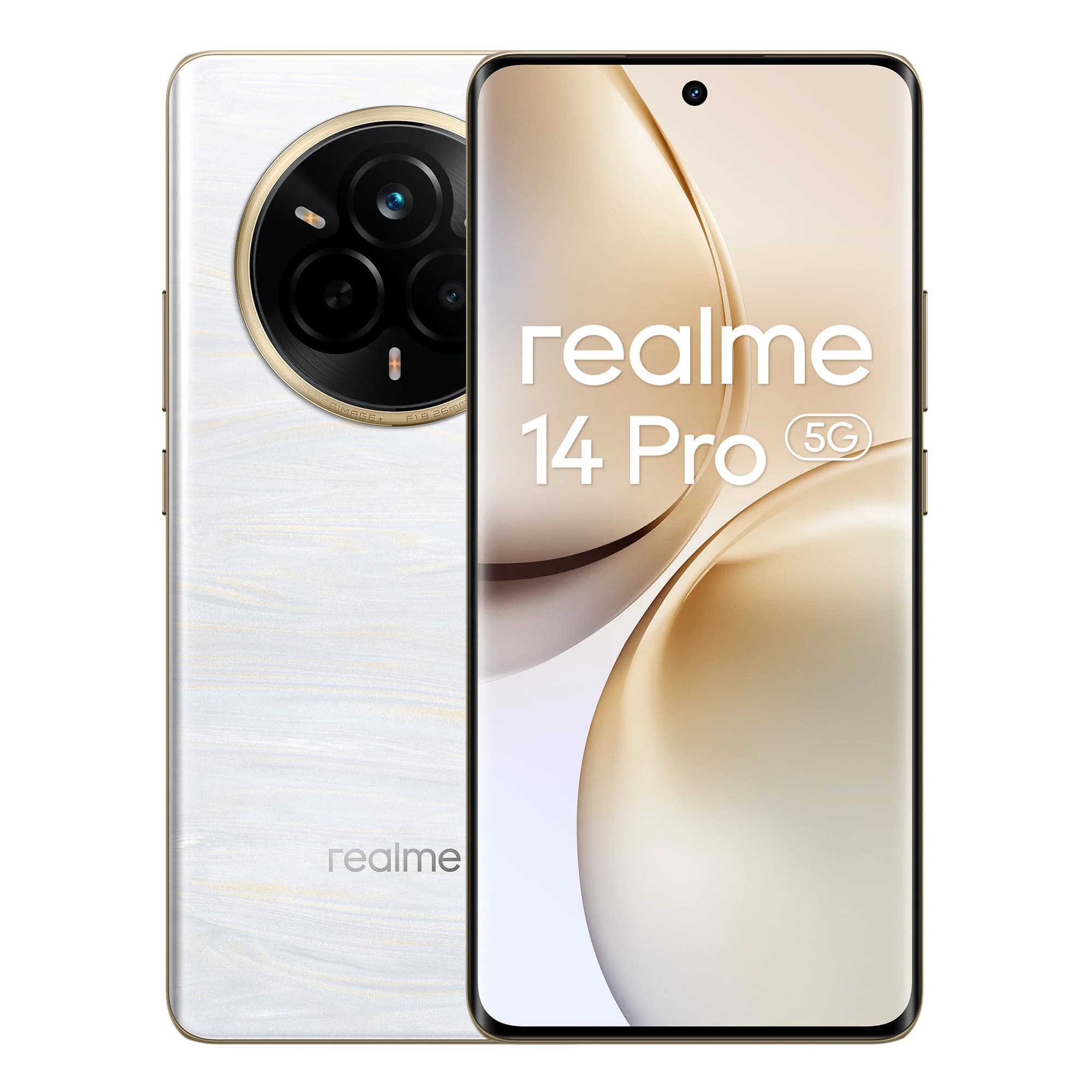Teléfono - realme 14 Pro, Versión Europea, Cámara Sony IMX882 OIS, Diseño sensible al frío que cambia de color, Pantalla de visión curva de 120 Hz, MediaTek Dimensity 7300E, Batería Titan de 6000 mAh, IP66/68/69