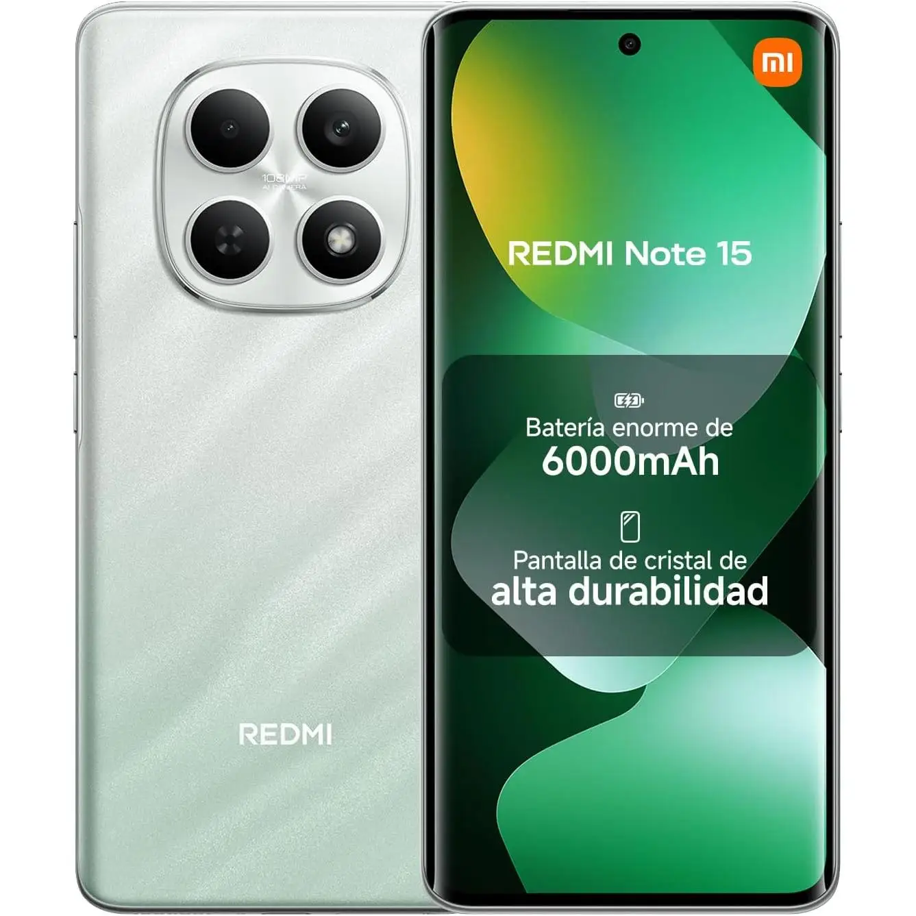 XIAOMI REDMI Note 15 128GB/256GB Teléfono Móvil | Pantalla AMOLED FHD+ de 6,77" 120 Hz  | Cámara 108MP | Batería 6000mAh | 4G |Cargador no Incluido(Versión ES)