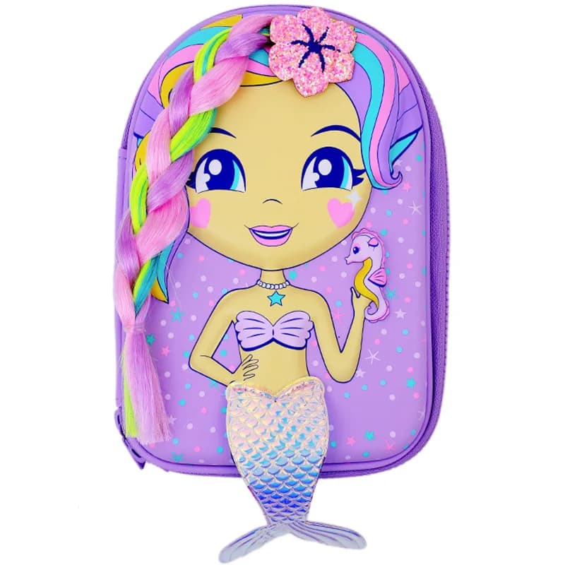 Estuche de lápices Kawaii 3D para niñas, caja de bolígrafos para la escuela, EVA, grande, Cartucho multifuncional, papelería