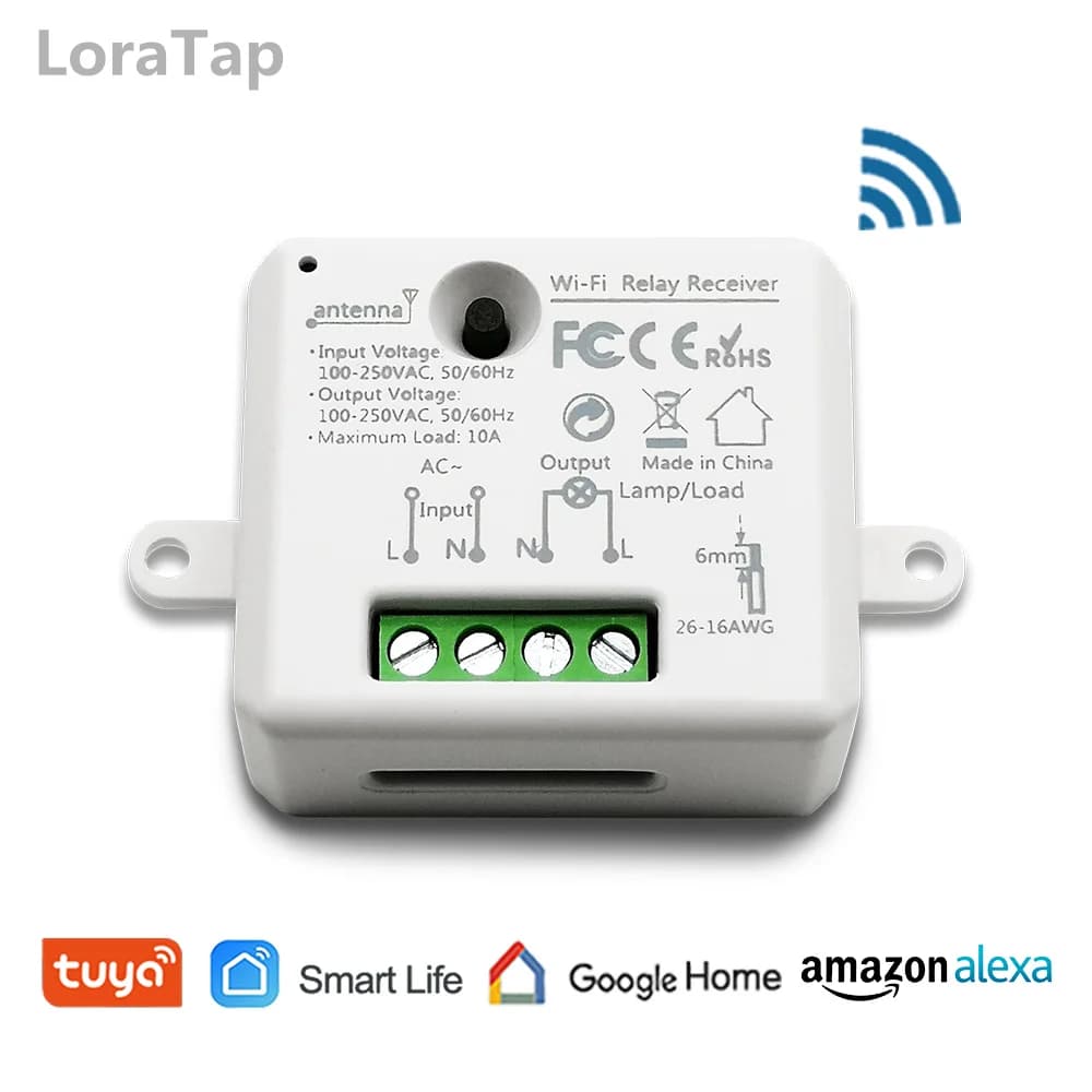 Tuya Smart Life WiFi interruptor zócalo relé módulo interruptor control remoto google Home Alexa Echo smart hogar automatización toma de luz