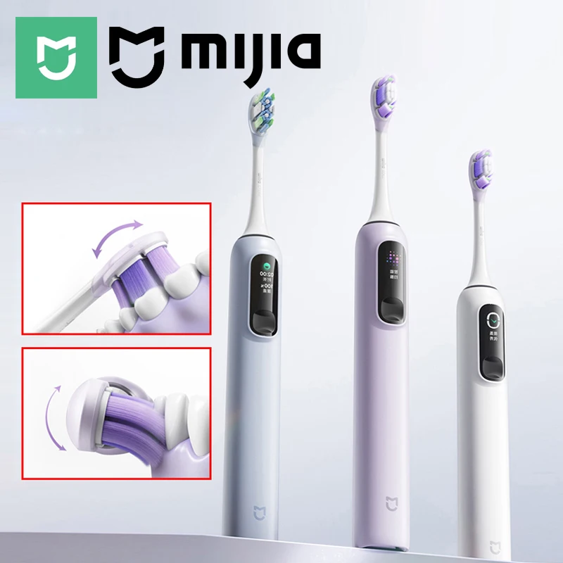 Cepillo de Dientes Eléctrico con Vibración Sónica MIJIA Pro, 4 Modos Inteligentes, Batería de Larga Duración, Resistente al Agua IPX8, Pantalla LED y Bloqueo de Viaje