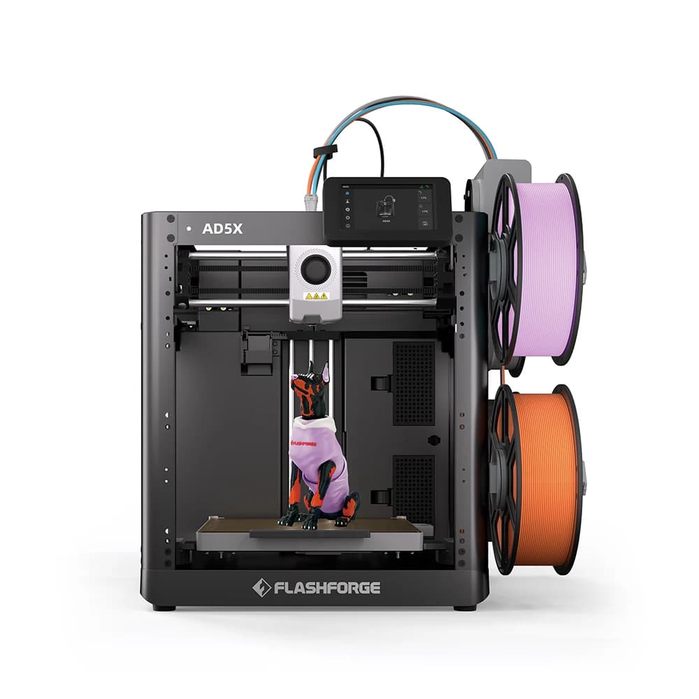 FLASHFORGE AD5X Impresora 3D Impresión multicolor Sistema de filamento inteligente Control de grupo de nivelación automática con un solo clic