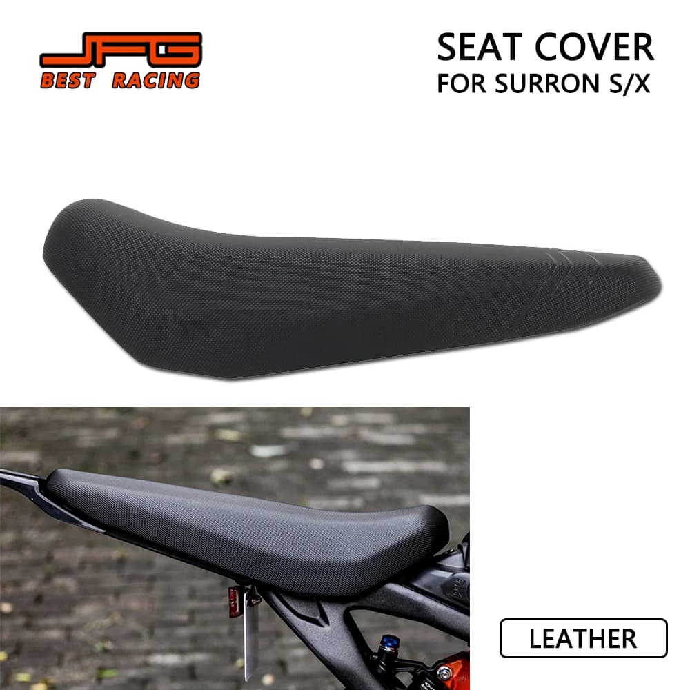 Cojín de asiento para motocicleta Sur Ron, accesorios, asiento de cuero duradero, Surron Light Bee X S, vehículo eléctrico, bicicleta todoterreno