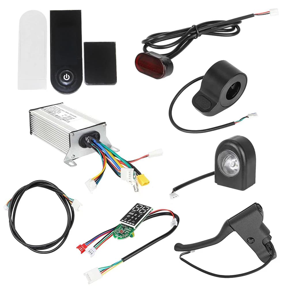 Conjunto de Controlador YFS DC36V 350W, Acelerador de Tablero y Pantalla LED para Patinete Eléctrico M365 1S Pro