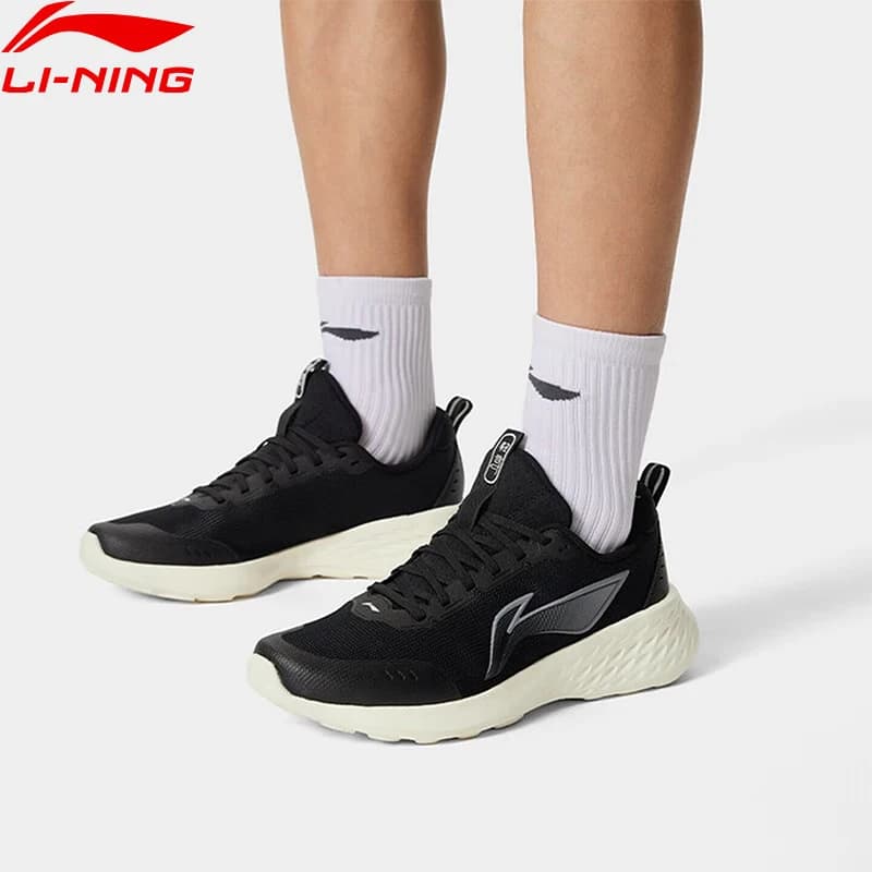 Zapatos para correr Li-Ning para hombre LIGHT CLOUD, zapatos para correr suaves y transpirables, zapatillas deportivas LiNing para ocio, ARSV037