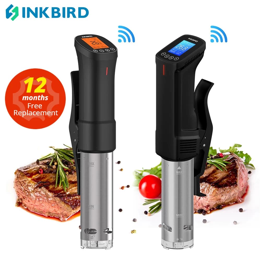 INKBIRD-cocina Sous Vide con enchufe europeo, circulador de inmersión, cocina precisa, Control WI-FI, calentador de 1000W, temperatura precisa