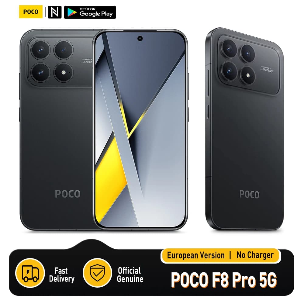 POCO F8 Pro 5G Versión Europea 256GB/512GB Snapdragon 8 Elite Pantalla AMOLED 6,59", 120Hz, 50MP OIS, 6210mAh, IP68, WiFi 7, NFC