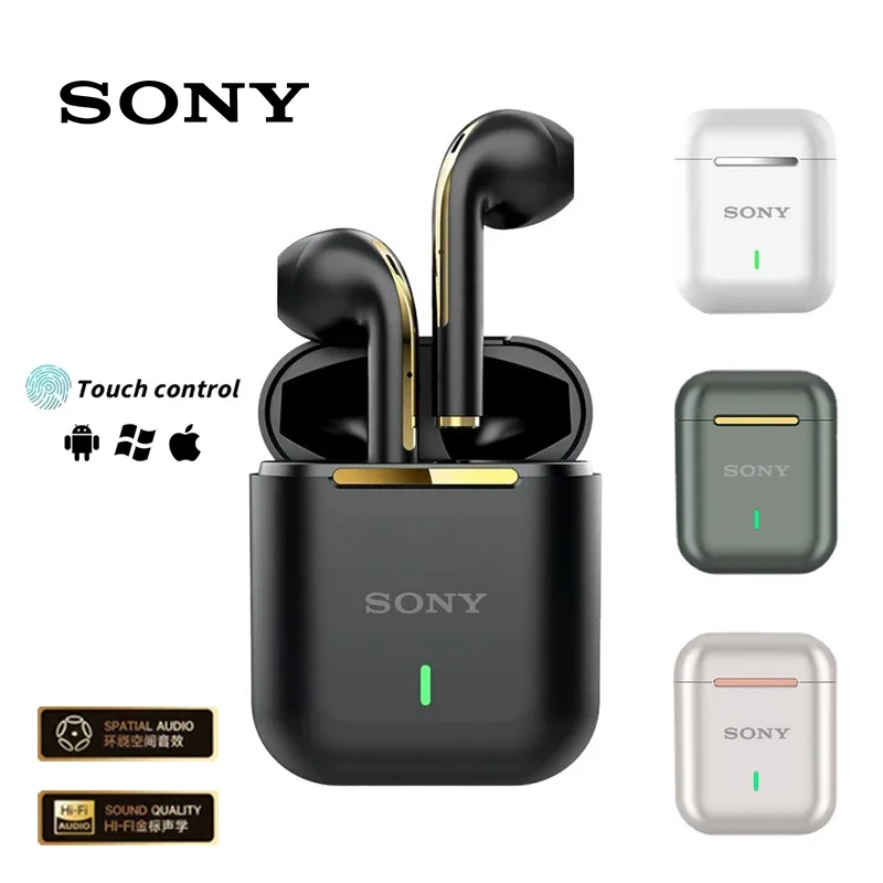 Original Sony J18 TWS auriculares inalámbricos Bluetooth Ture auriculares deportivos HiFI estéreo juego auriculares impermeables con micrófono