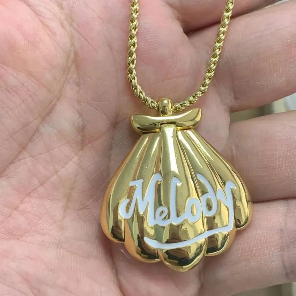 Colgante de concha de sirena con melodía a la moda, nuevo diseño lujoso, exquisito collar romántico, joyería para esposa, hija, regalo de sueño