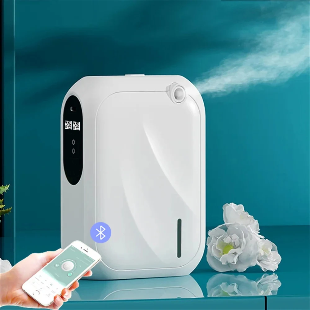 Difusor de Aroma, máquina aromática, cobertura de 200m3, Bluetooth, Control por aplicación, difusor de fragancia, distribuidor de olores para el hogar
