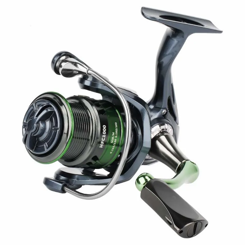 Carrete giratorio de trucha Mavllos Bacchus, relación 6,2: 1 mango de Metal + carrete brillante carrete de pesca de carpa de agua salada ultraligero para Lucio