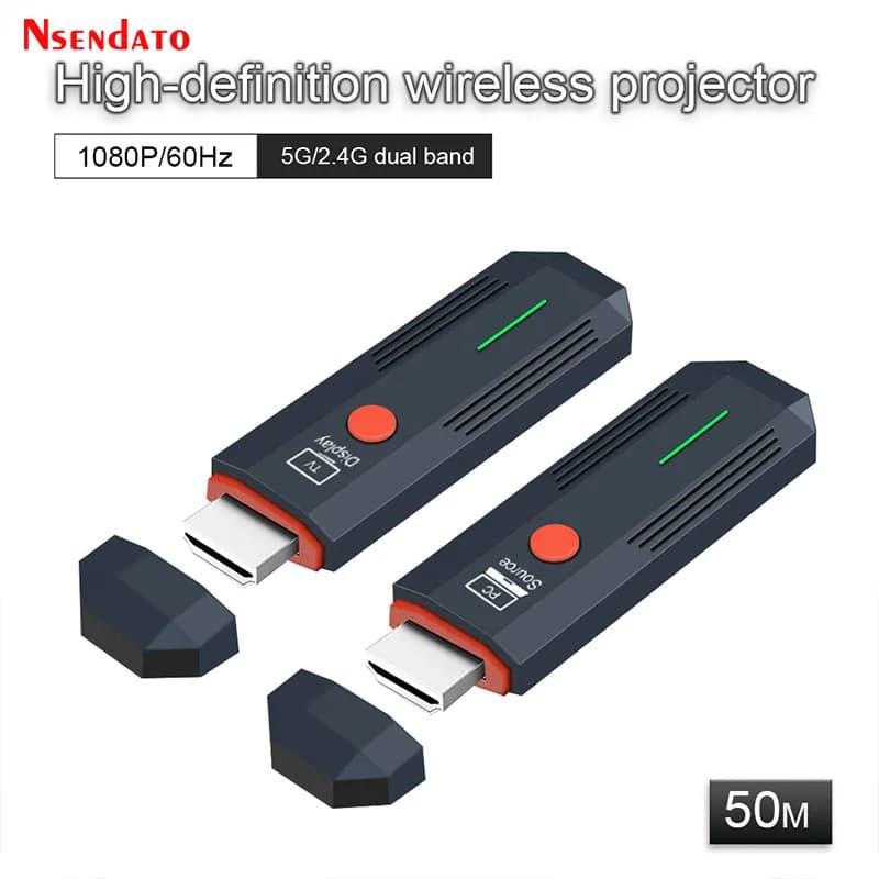 50M 1080P inalámbrico HDMI Video Audio transmisor receptor extensor 5,8G HDMI inalámbrico TV Stick pantalla Dongle para Monitor TV Box