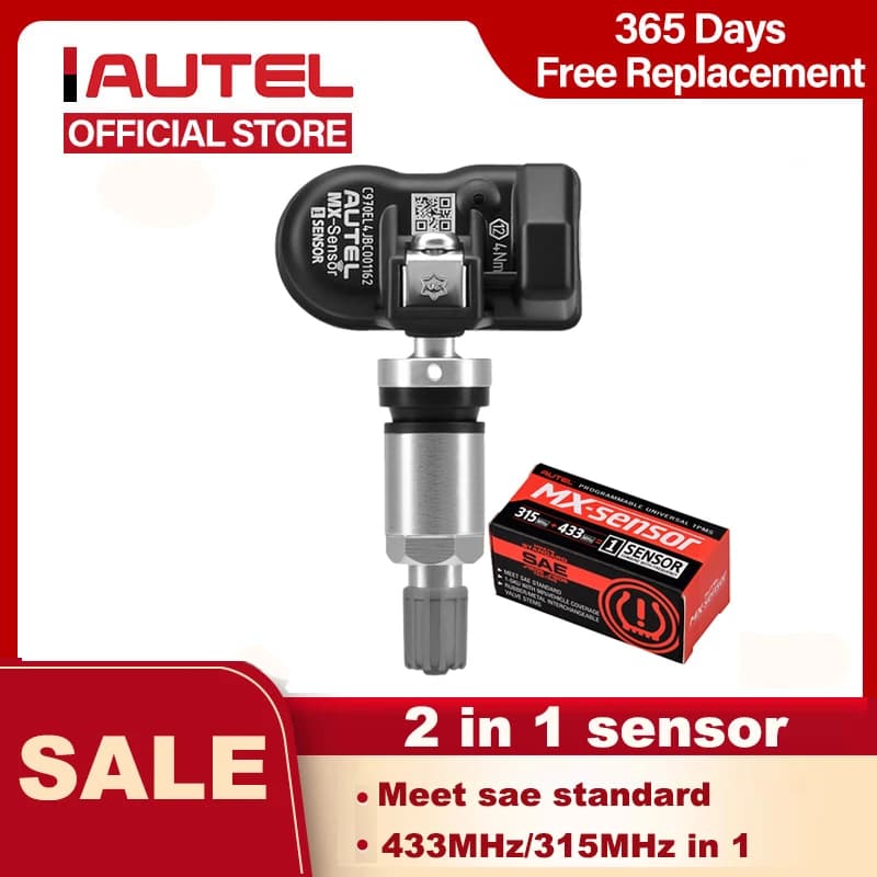 AUTEL-Sensor MX 433 315 TPMS mx-sensor, herramientas de reparación de neumáticos, accesorio automotriz, Monitor de presión de neumáticos, programador sensor presion de neumaticos