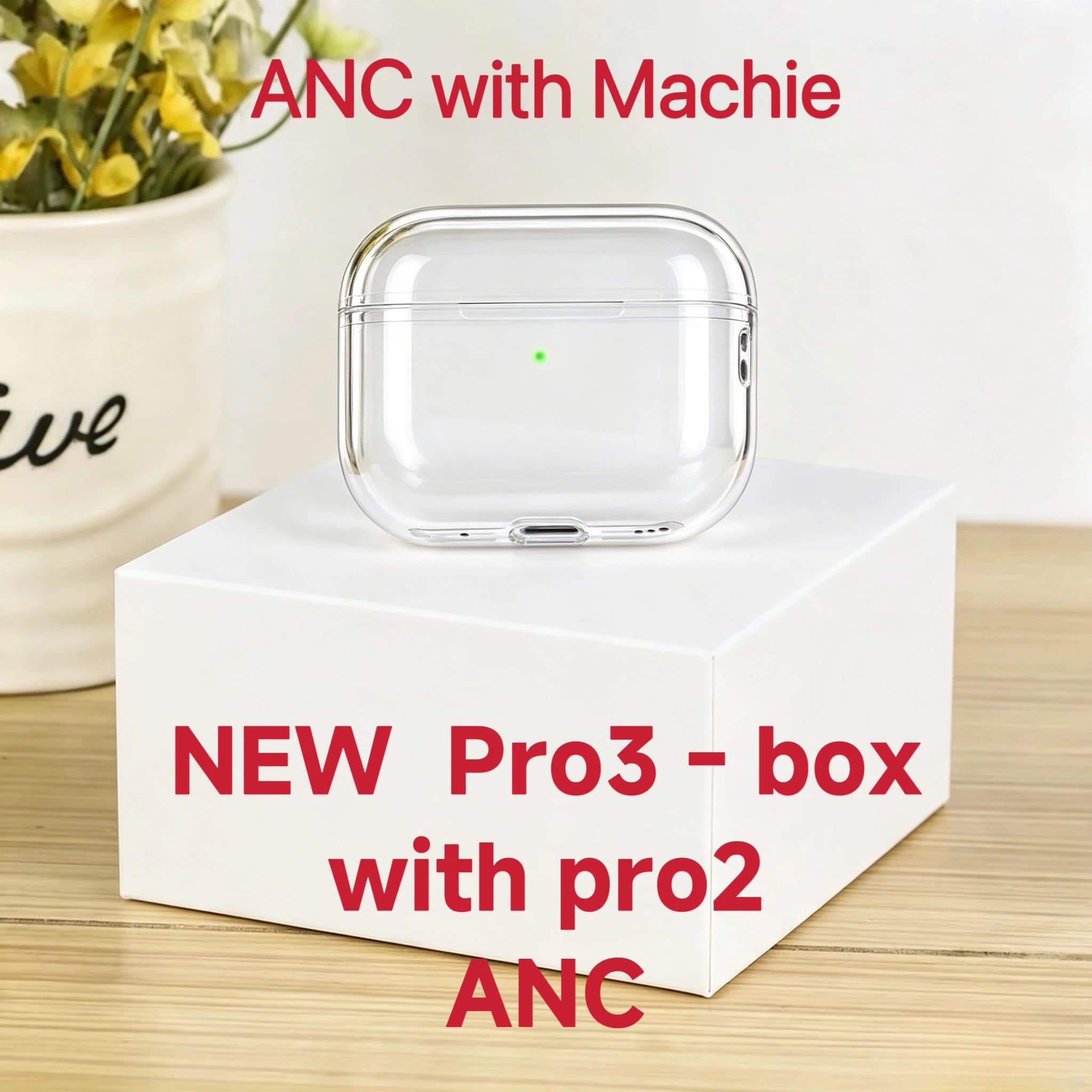 1/5/10 Fundas Transparentes y Suaves para Auriculares Airpods Pro 3, Funda para Airpods Pro 2, Airpods 4 3, Cubierta para Auriculares Bluetooth con ANC