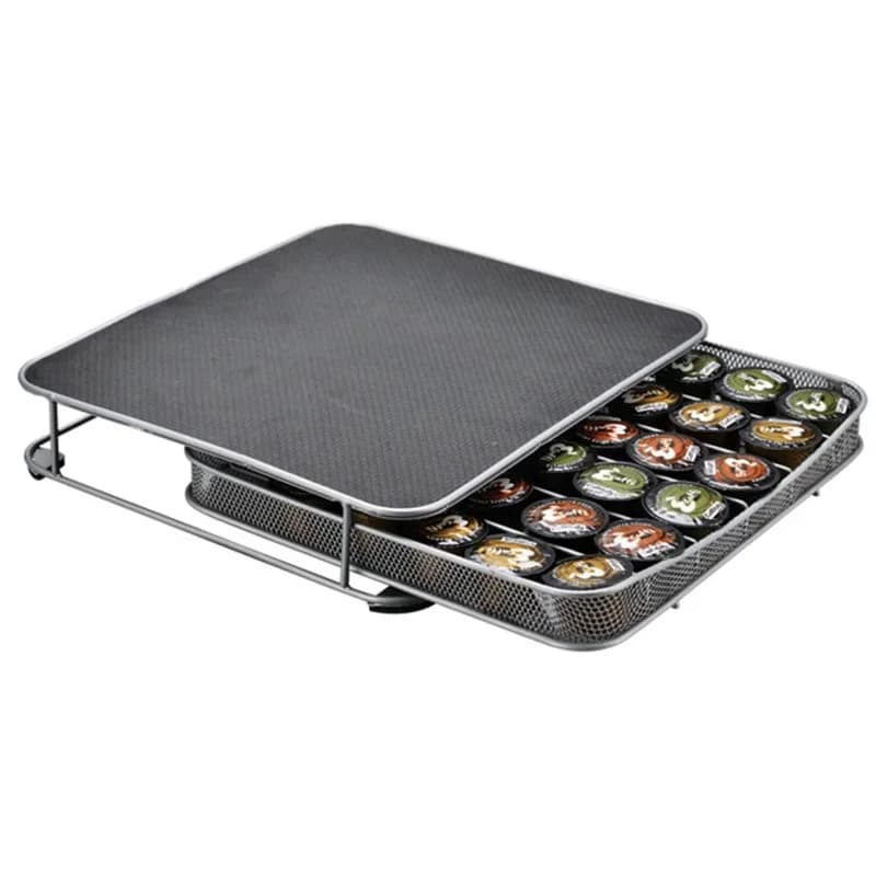 Práctico soporte para cápsulas de café para Dolce Gusto/ Nespresso, estante de almacenamiento, Base para máquina de café, organizador de soporte para cápsulas