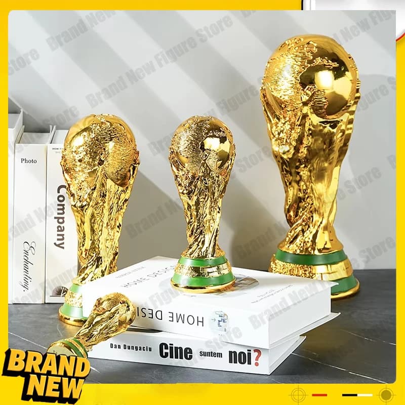 En Stock, Modelo de Trofeo de la Copa Mundial FIFA 2026, Adorno de Trofeo de Fútbol, Modelo de Trofeo de Fútbol, Decoración Conmemorativa para Fanáticos del Fútbol, Regalos de Colección