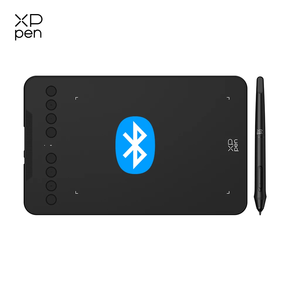 Tableta Gráfica XPPen Deco Mini7W V2 Nueva, Tableta de Dibujo Inalámbrica Bluetooth, 16K Niveles, 7x4 Pulgadas, 8 Teclas, para Windows, Mac, Android