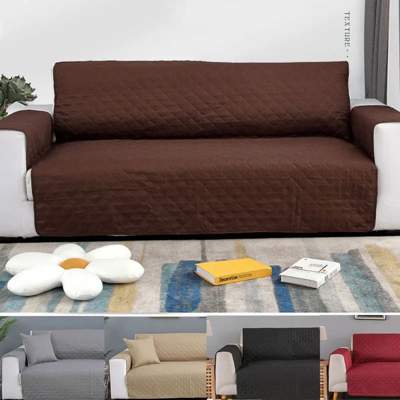 Toalla acolchada antidesgaste para sofá, fundas reclinables para perros y niños, sillón para sala de estar, 1, 2, 3 asientos