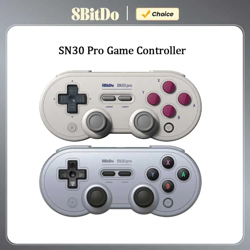 Mando inalámbrico SN30 Pro 8Bitdo para Nintendo Switch 2 NS, mando de juego Bluetooth, Joystick para MacOS Android Steam Raspberry Pi