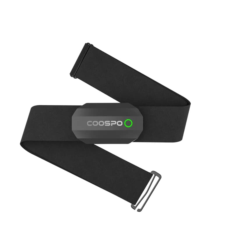 COOSPO H808S Sensor de ritmo cardíaco correa para el pecho Monitor HRM ANT + Bluetooth con IP67 para Peloton Zwift DDP Yoga Wahoo Polar Beat