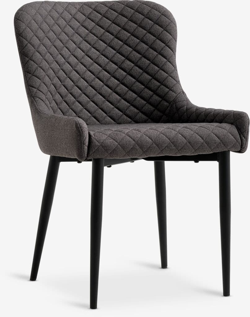 Silla de comedor PEBRINGE gris/negro | JYSK