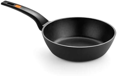 BRA Efficient | Sartén Honda 28 cm, Aluminio Fundido con Antiadherente, Apta para Todo Tipo de cocinas incluida inducción, Libre de PFOA