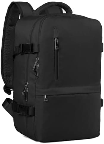 Hayayu Mochila 40x30x20, Mochilas Cabina para Ryanair 40x20x30cm Maletas De Viaje Mujer Hombre Equipaje De Mano 40x30x20 Bolsa Viaje 24l con Orificio De Carga Y Bolsillo Antirrobo