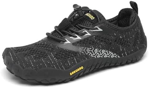 SAGUARO Minimalistas Barefoot Zapatillas de Trail Running Niños Zapatillas de Deporte Transpirables para Exterior Interior