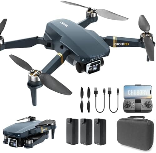 Dron con Cámara 4K HD, 84 Min de Vuelo (3 Baterías), Alcance de 800 m, Seguimiento Automático, Motor Brushless y Hover Automático – Ideal para Principiantes y Adultos