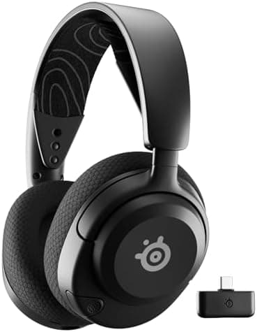 SteelSeries Arctis Nova 5 Cascos gaming inalámbricos PC, PS5, Switch 2, móvil - Controladores magnéticos de neodimio - Más de 100 preajustes de audio - Batería de 60h - 2,4 GHz o BT - Micro Gen2.X