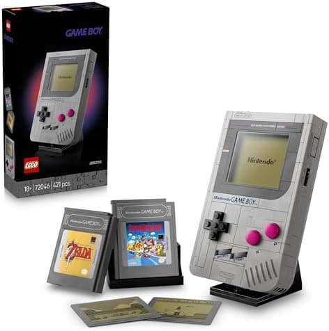LEGO Super Mario Game Boy Set de Exposición de Nintendo - Maqueta para Adultos con 2 Cartuchos de Videojuegos Inc. Zelda: Link's Awakening y Super Mario Land - Regalo para Gamers 72046