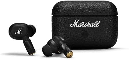 Marshall Motif II ANC - Audífonos Bluetooth inalámbricos con cancelación Activa de Ruido, 30 Horas de reproducción, Negro