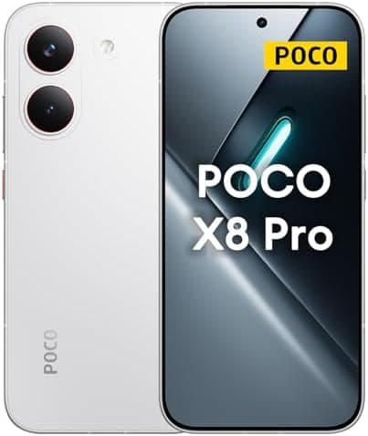 Poco X8 Pro, 8GB RAM, 256GB Almacenamiento, Blanco | Sin Adaptador de Corriente Incluido