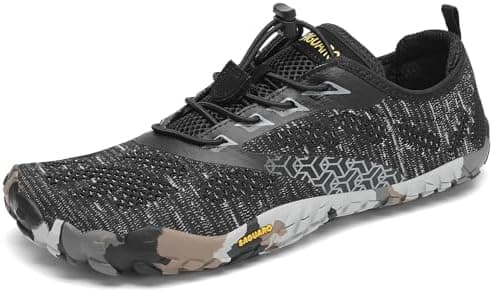 SAGUARO Versátil Minimalistas Zapatillas Ligeras Flexibles para Exterior Interior - Gym Asfalto Playa Montaña, Unisex-Adulto