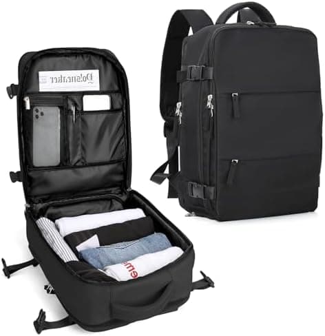 SZLX Mochila al Vacio con Bomba Equipaje de Mano 40x30x20 Ryanair Vueling Wizzair Easyjet Mochila Viaje Cabina Avion 40x20x25 Ryanair Mujer Mochila de transporte Impermeable para Computadora Portátil