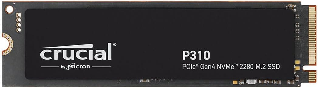 Crucial P310 SSD 1TB PCIe Gen4 NVMe M.2 2280 — hasta 7.100 MB/s
