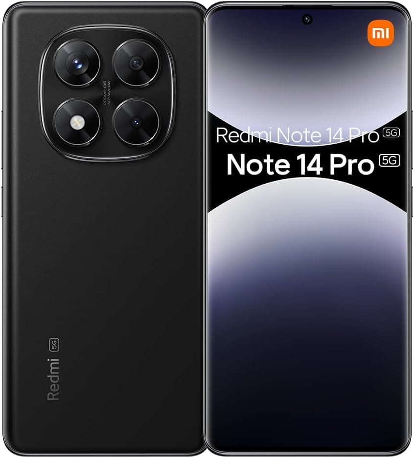 Xiaomi Redmi Note 14 Pro 5G 12GB+512GB — Cámara 200MP, AMOLED 1,5K con IA