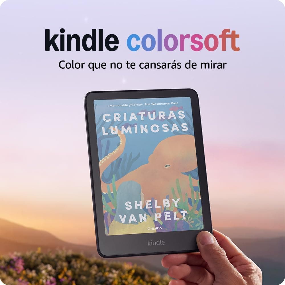Amazon Kindle Colorsoft (2024) — Primer Kindle con pantalla a color y luz cálida, 16GB