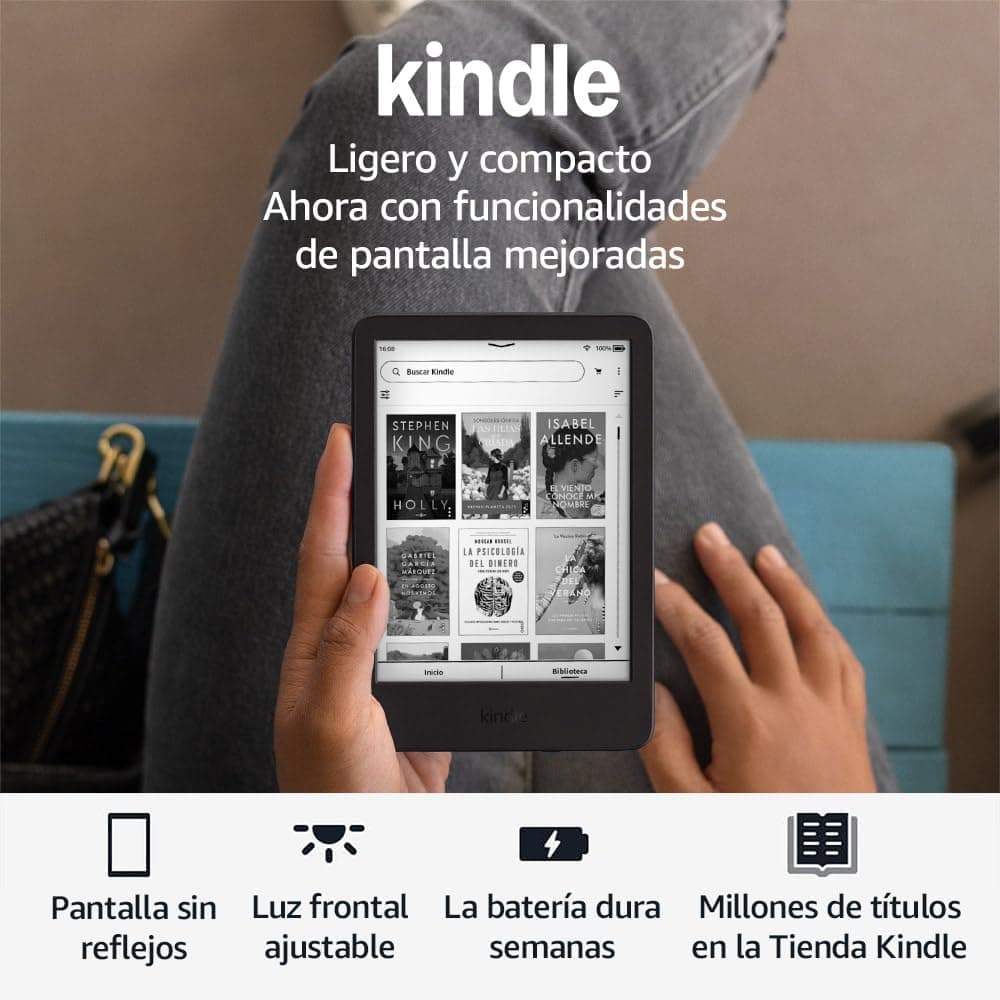 Amazon Kindle (2024) — El Kindle más ligero y compacto, pantalla sin reflejos
