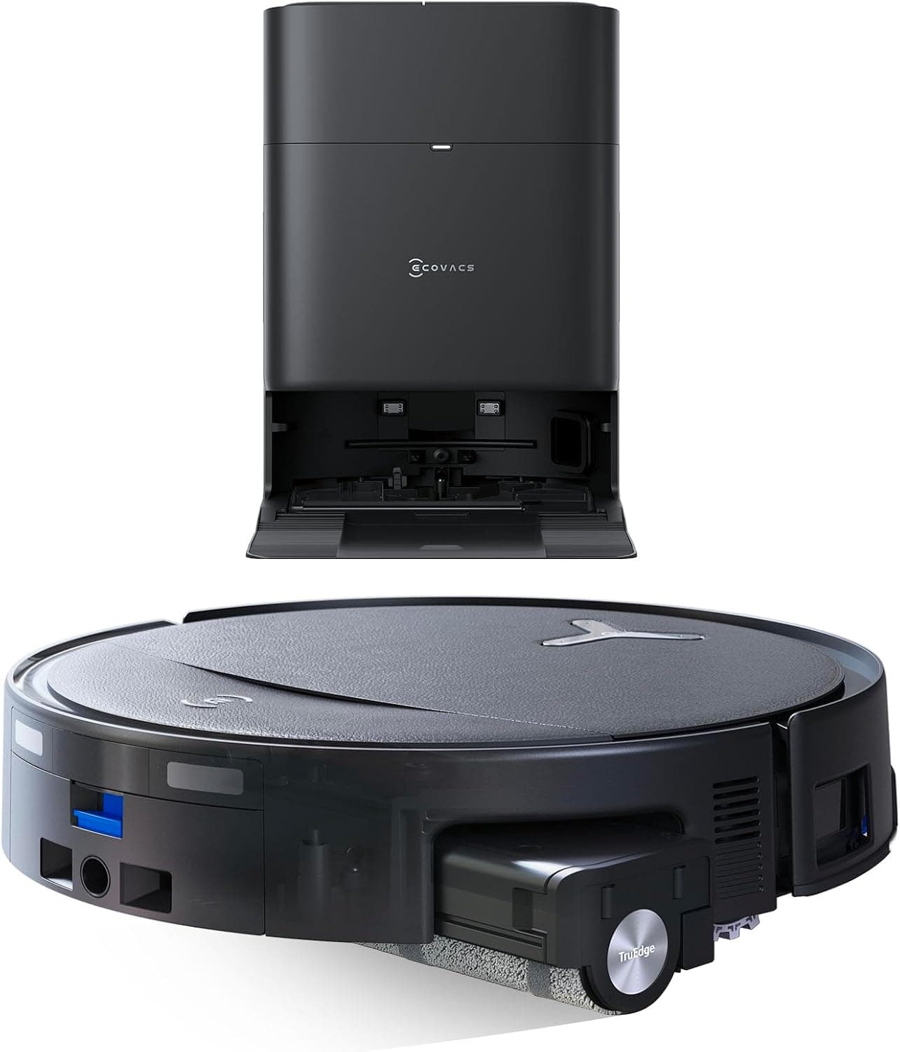 ECOVACS DEEBOT T80S Omni Robot Aspirador — 24.800 Pa, OZMO Roller 2.0, ZeroTangle