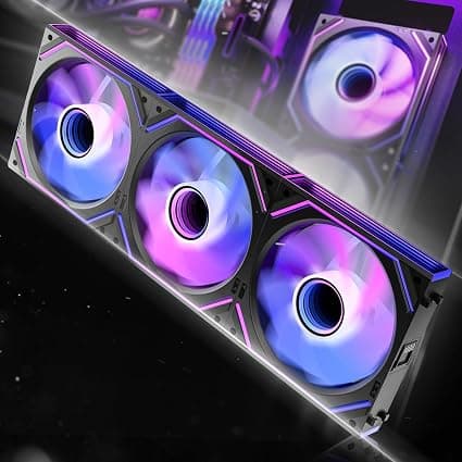 AsiaHorse DAWN Pro RGB - Ventilador inverso para PC, 120 mm, 3 unidades, ARGB Daisy Chain, Infinity Mirror, HDB, 2 m³, 1850 rpm, 2,6 mmH2O, 4 pines PWN, 3 pines ARGB de 5 V, Asus Aura ASRock GIGABYTE