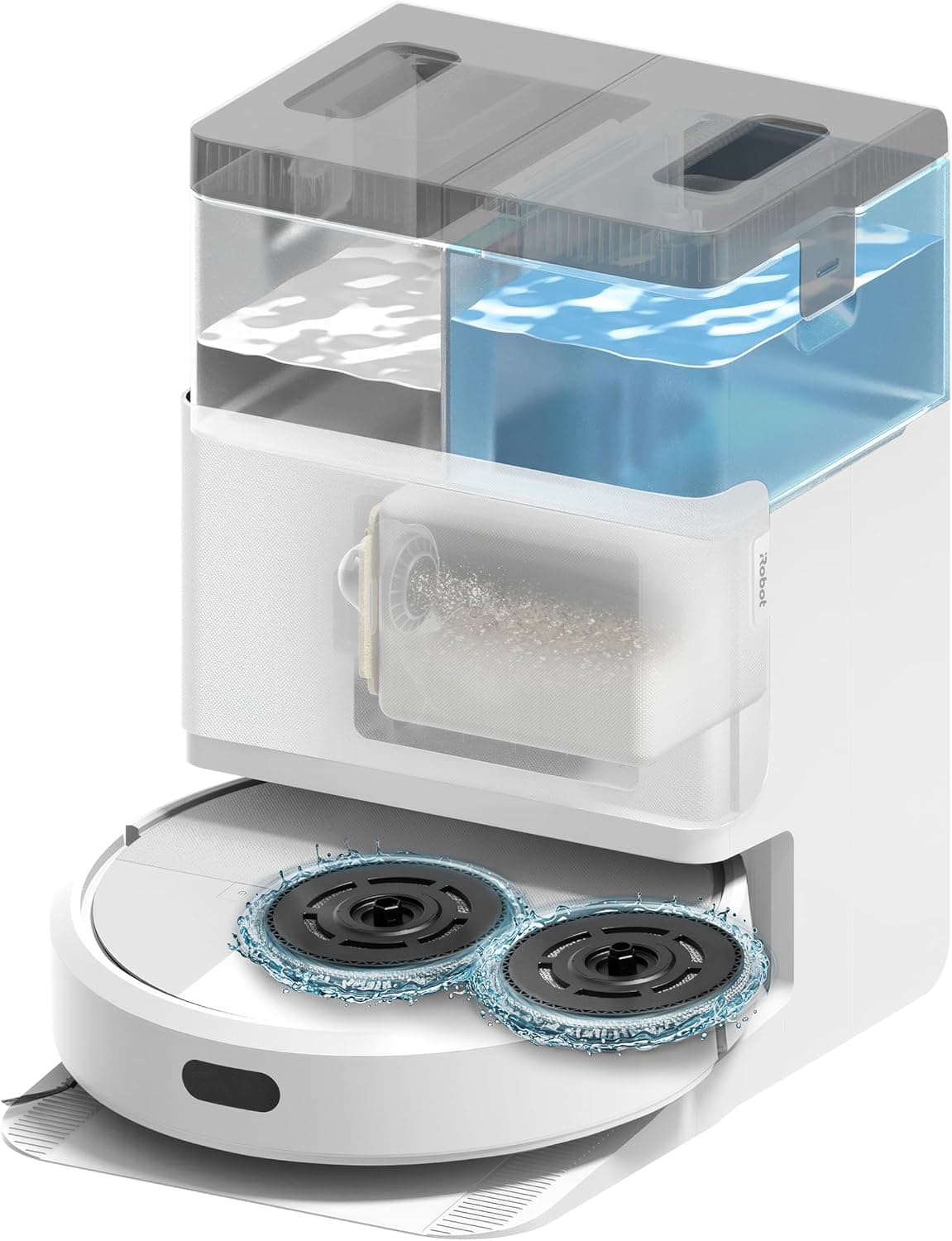 iRobot Roomba Plus 405 Combo — Robot Aspirador y Fregasuelos con Base AutoWash