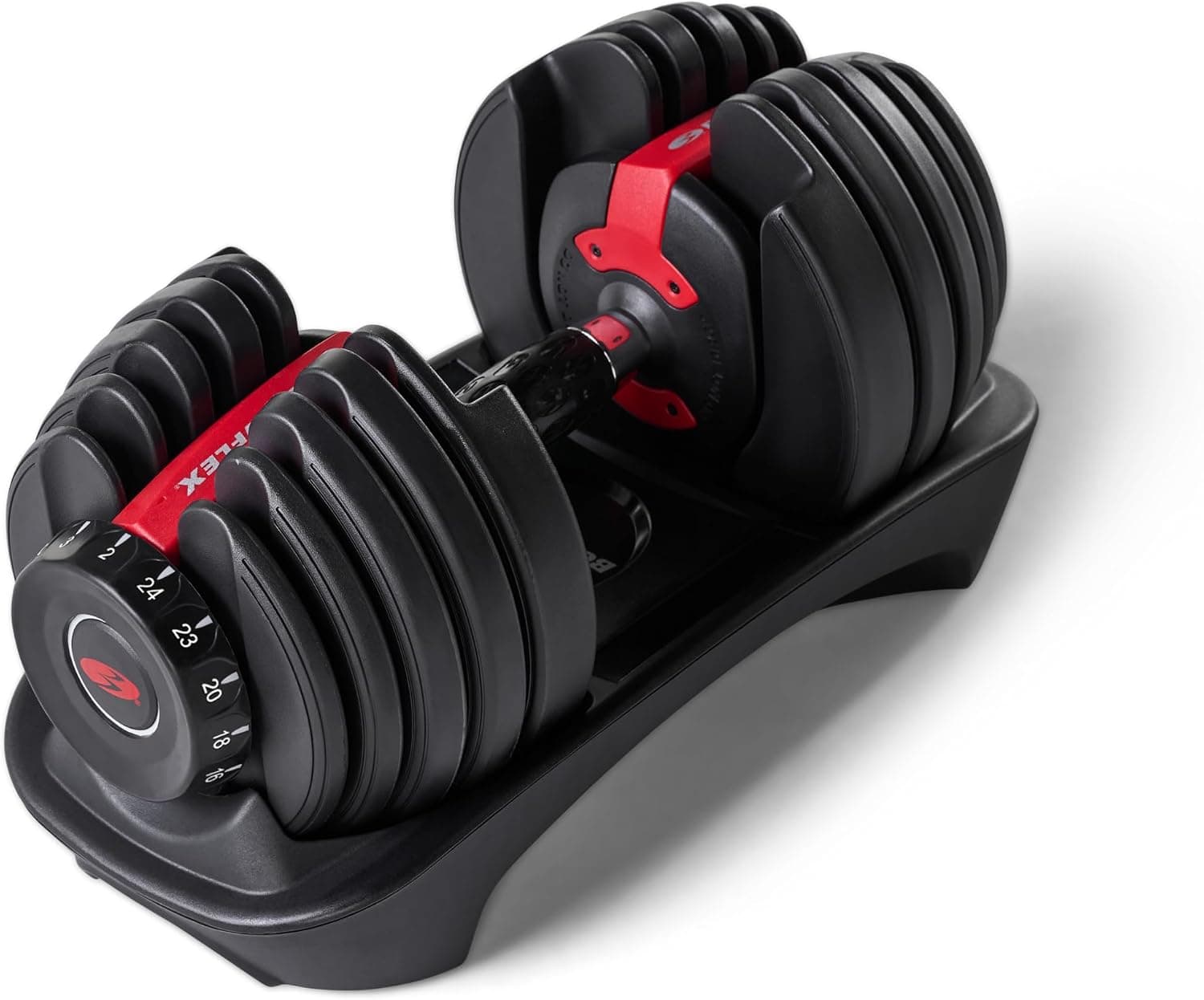Bowflex SelectTech Mancuernas Ajustables — Sistema Compacto 52 Libras