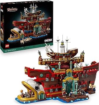 LEGO One Piece Restaurante Flotante Baratie - Maqueta de Barco para Adultos - Decoración Anime con Interior Detallado y 10 Minifiguras Inc. Luffy, Nami y Sanji - Regalo para Fans 75640