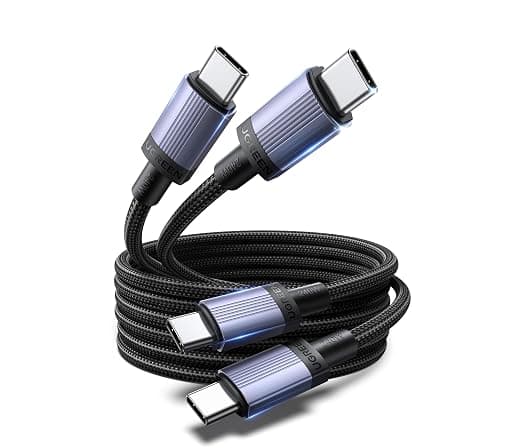 UGREEN 2Pack 2M Cable USB C 240W Carga Rápida PD 3.1, Type C Trenzado Nylon Carcasa de Aluminio, Compatible con MacBook Air, iPhone 17 Pro Max Air/iPhone 16, Galaxy S26/S25, Pixel 10/9.