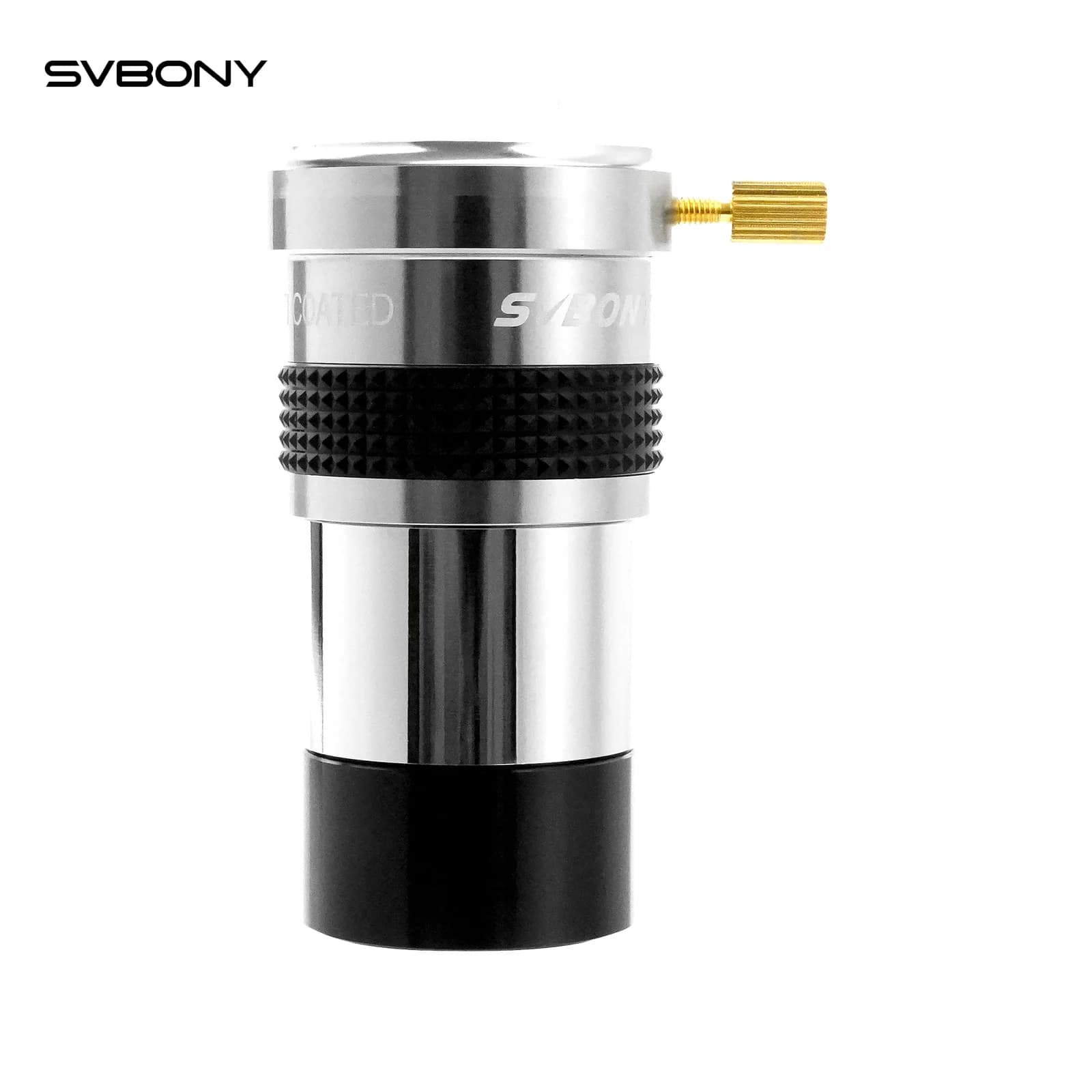 Telescopio Svbony 1,25 '' 2 lentes Barlow cuerpo metálico anillo de latón interno totalmente multicapa SV137